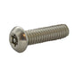 1/4-20 x 3/4 Inch Stainless Steel Torx Pin Button Head Tamper Resistant Machine Screw