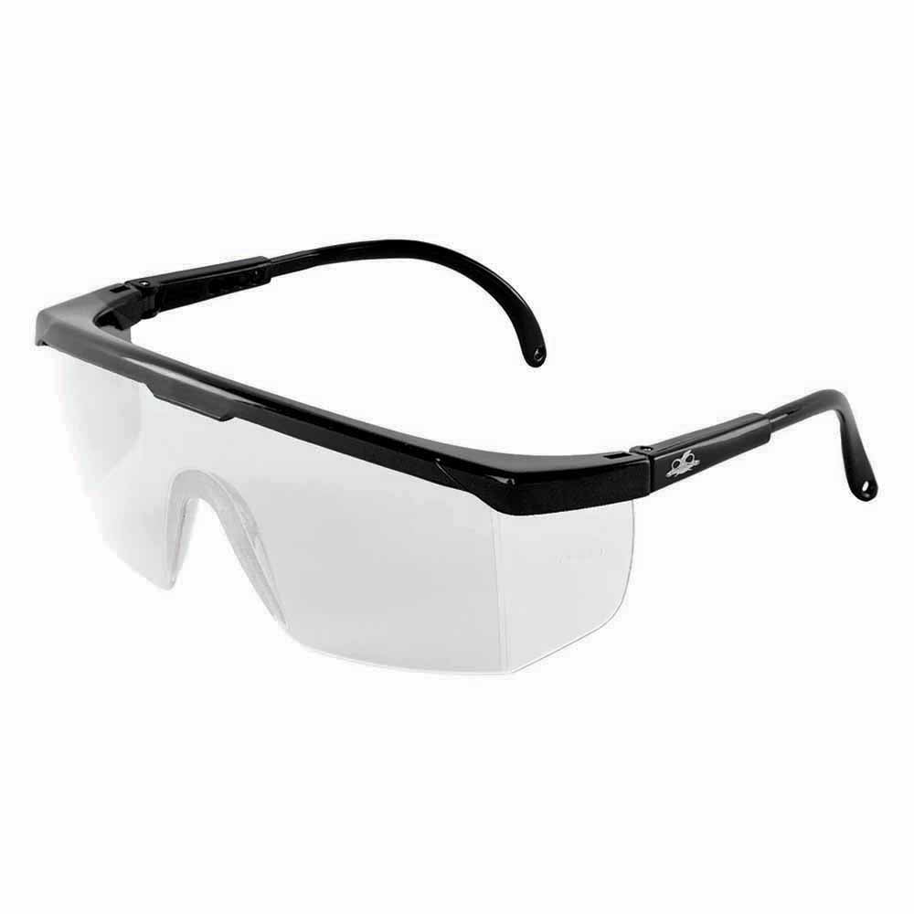 Kaku Clear Lens- Shiny Black Frame Safety Glasses
