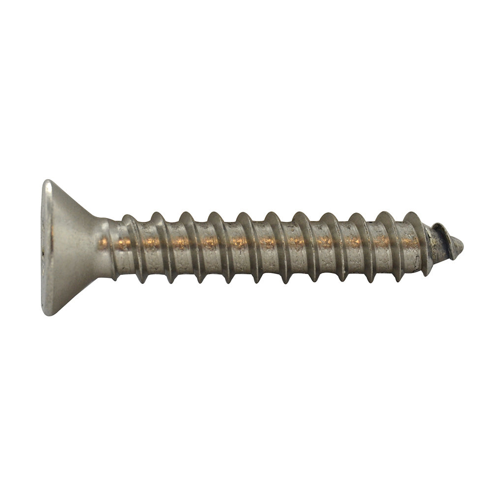 #14 x 1 Inch Stainless Steel Torx Pin Flat Head Tamper Resistant Sheet Metal Screw