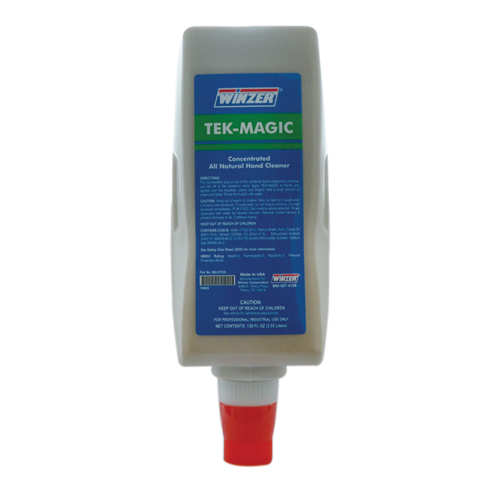 Winzer Tek-Magic Concentrated All Natural Hand Cleaner With Walnut Scrubbers - 3.55 Liter