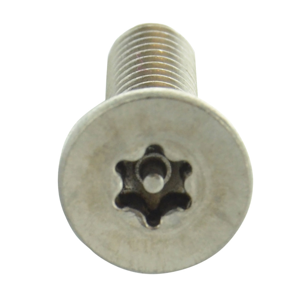 #10-24 x 11/4 Inch Stainless Steel Torx Pin Flat Head Resistant Machine Screw