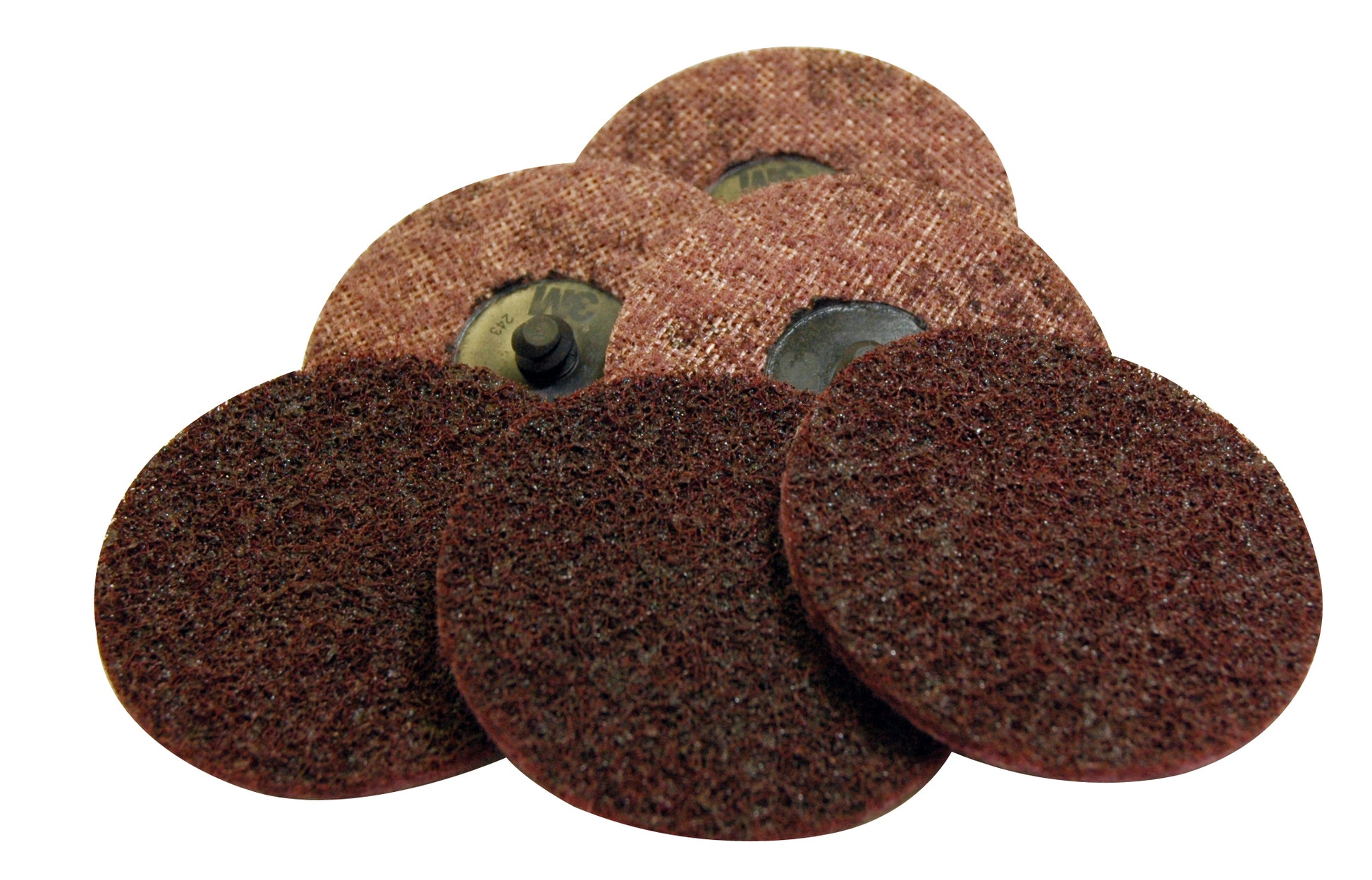 Shoppro 2 Power-Brite Surface Conditioning Disc Medium Grit Maroon Pack of 100 With Holder