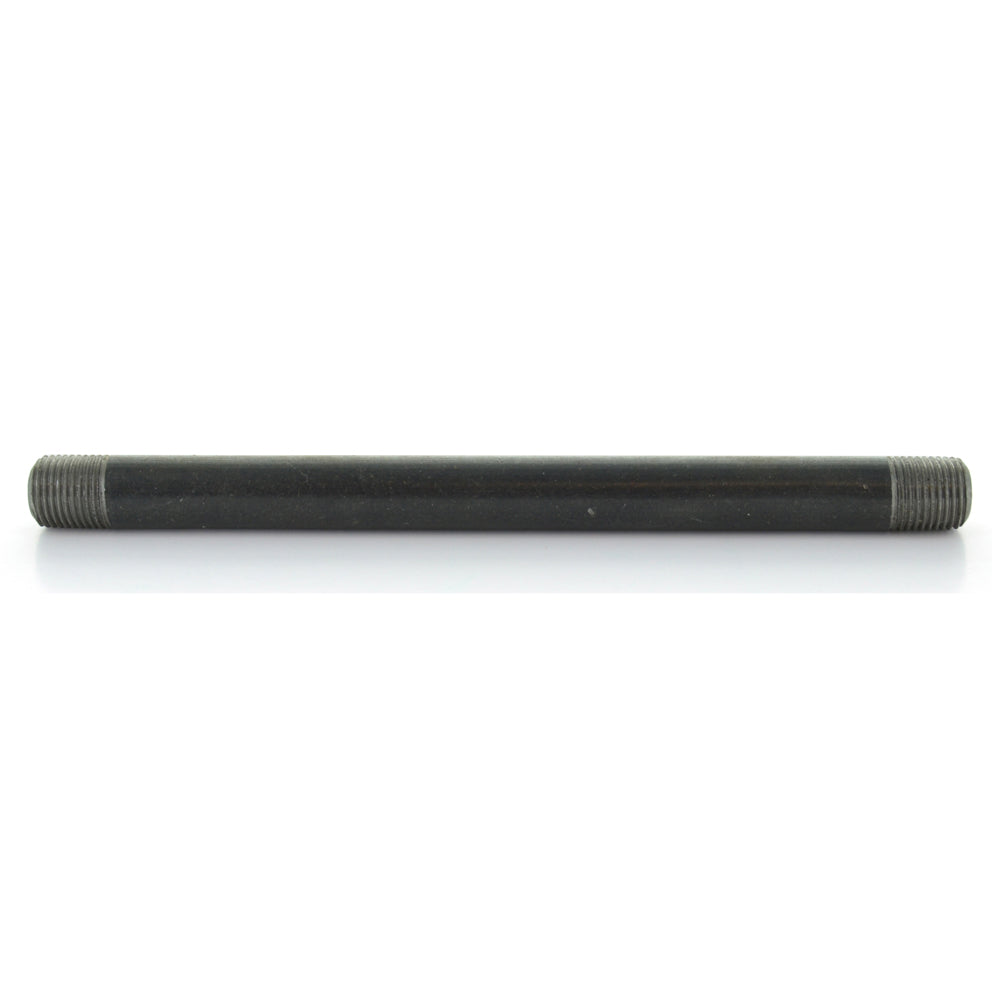 1" X Close Schedule 80 Threaded Black Welded Steel Pipe Nipple
