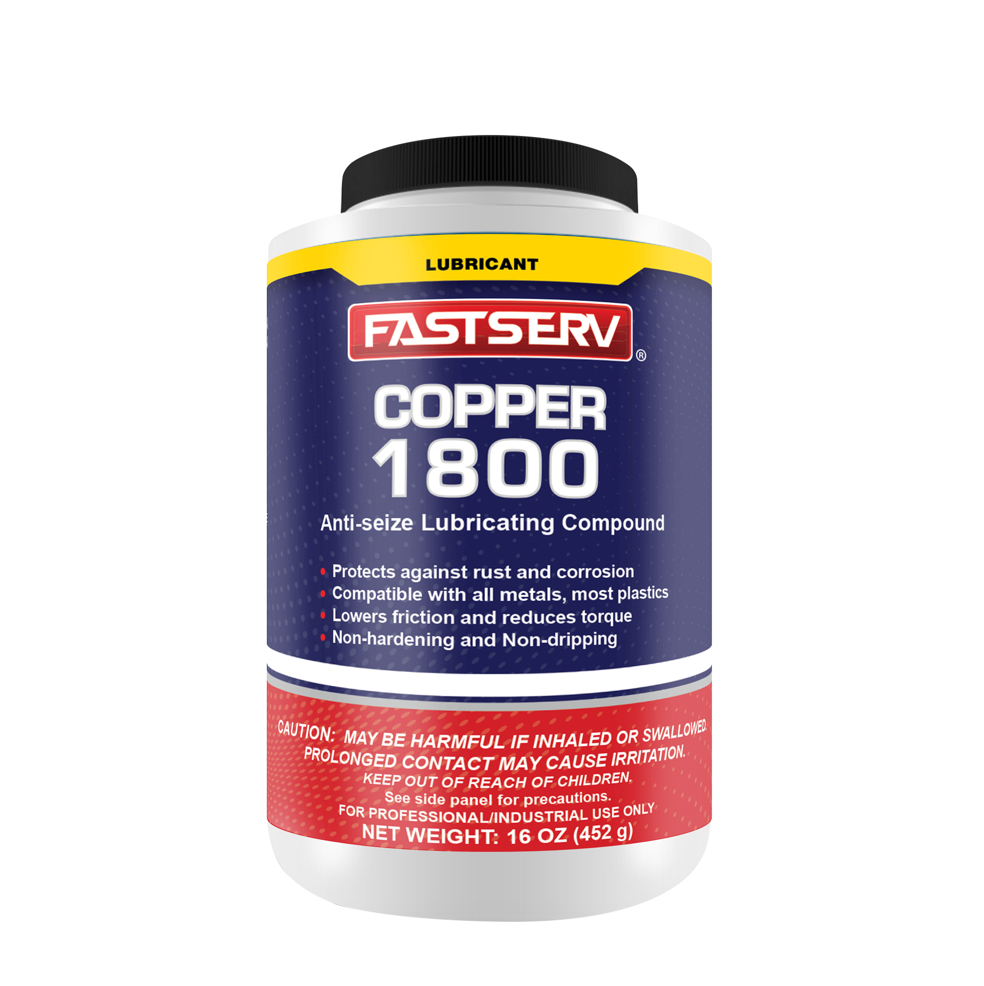 Copper 1800 Anti-Seize Brush-top Lubricant - 16 oz