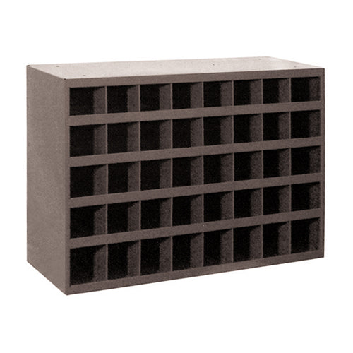 Gray Storage Bin - 40 Compartments