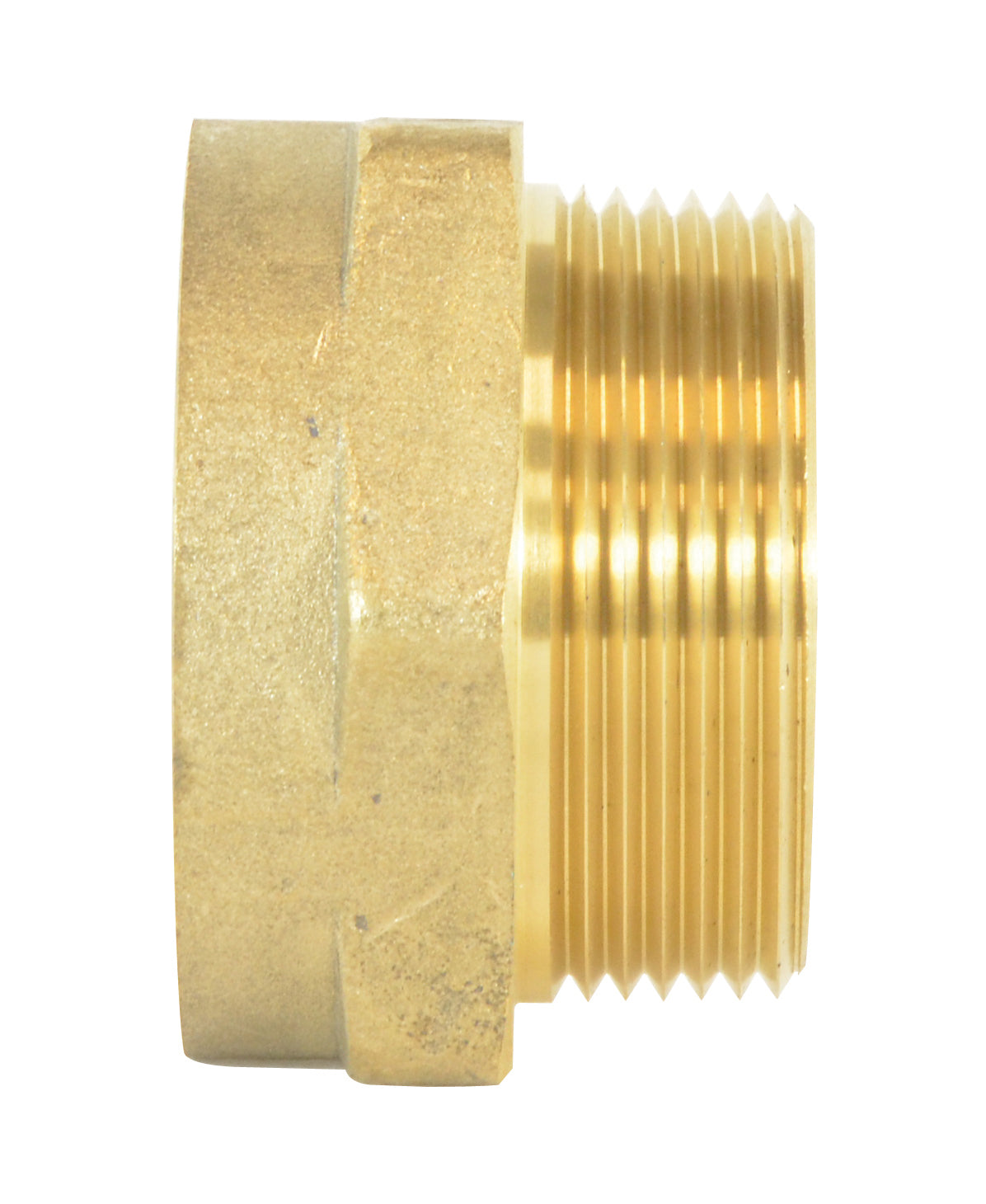 1-1/2 Inch 1200 psi Female To Male Hex Nipple Fire Hose Adapter Brass