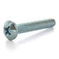 1/4-20 x 1-1/2 Inch Coarse Zinc Plated Steel #3 Phillips Drive Flat Countersunk Head Machine Screw