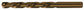 7/16 Inch X 5-1/2 Inch 135 Degree Split Point Gold Hi-Moly Tool Steel Left Hand Drill Bit - Shop Pro