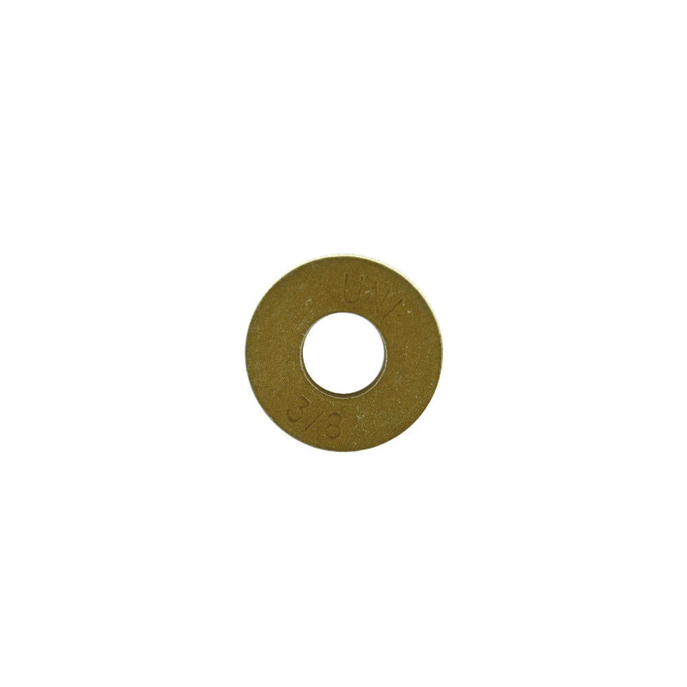 3/8 Inch Uni-Fit Flat Washer Yellow Dichromate