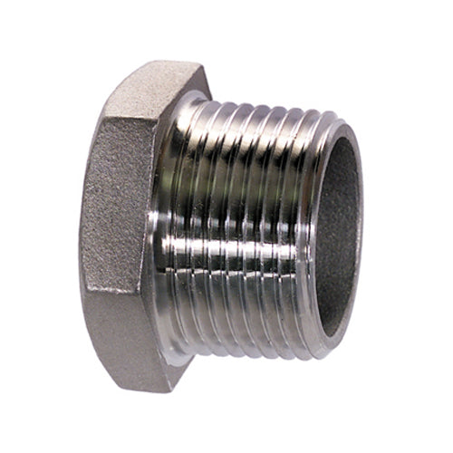 1-1/2" Schelule 40 Male Npt 304 Stainless Steel Hex Head Pipe Plug