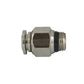 M10 Tube x 1/4 Inch Pipe Straight Male Adaptor Short - Universal Thread
