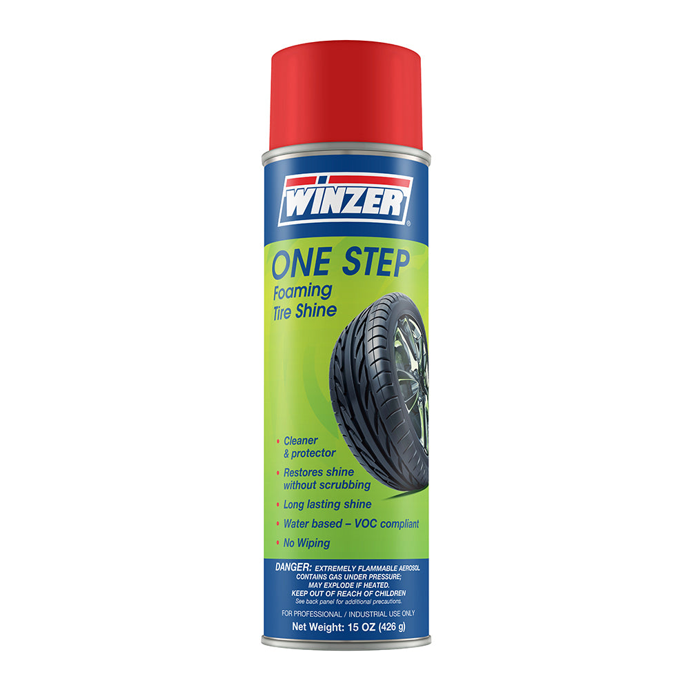 Winzer One Step Foaming Tire Shine  - 15 Oz Net Wt. - Aerosol