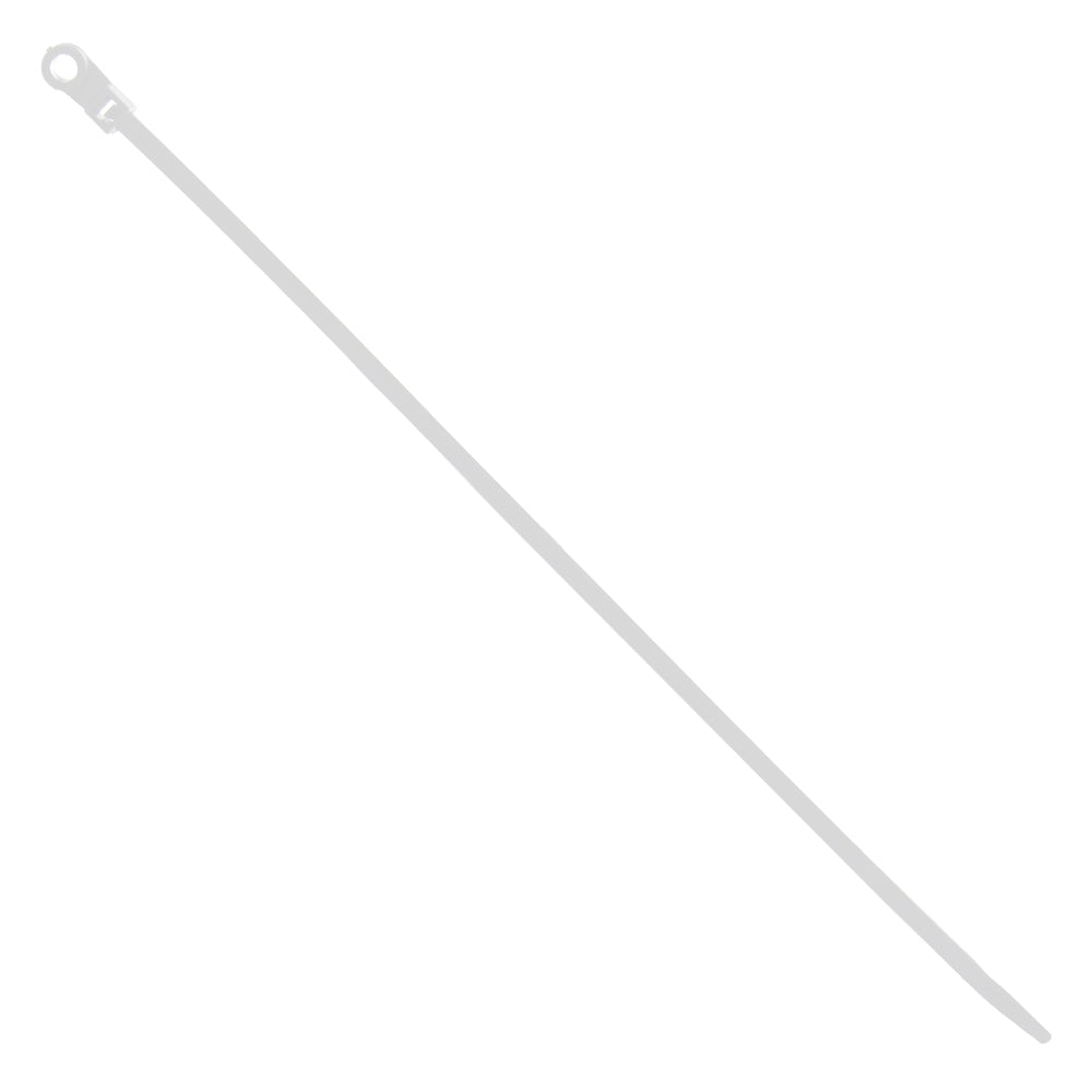Wire Tie Screw Mt Wht 8"