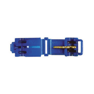 18-14 Awg 0.250 Inch X 0.032 Inch Blue Nylon Insulated Self-Stripping Male Tab Female Disconnect