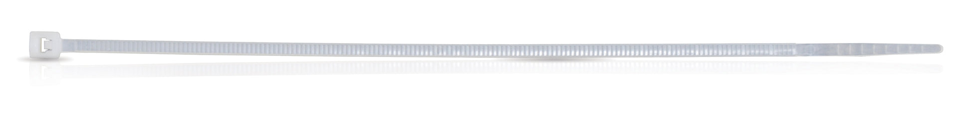 6 Inch x .10 Inch Cable Tie White Pack of 100