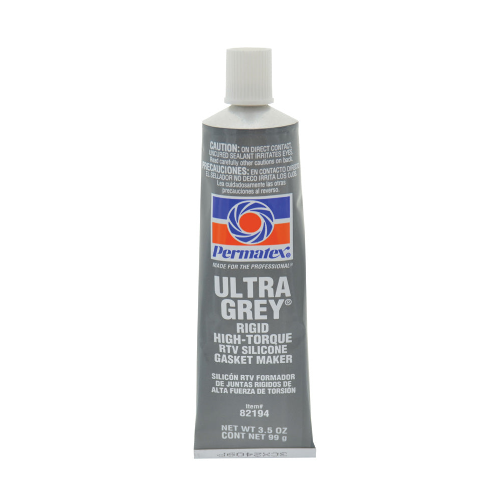 Permatex Ultra Grey Import-Specified Rtvsilicone Gasket Maker Squeeze Tube - 3 oz