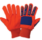 Pair Green Cotton Impact Gloves Universal XL Size