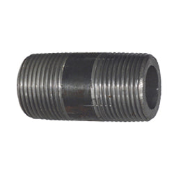 1-1/2 Inch X 3-1/2 Inch Sch 160 Mnpt Black Seamless Carbon Steel Pipe Nipple