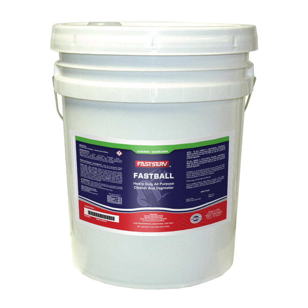 Fastserv Fastball Heavy-Duty All-Purpose Cleaner & Degreaser - 5 Gallon Bucket
