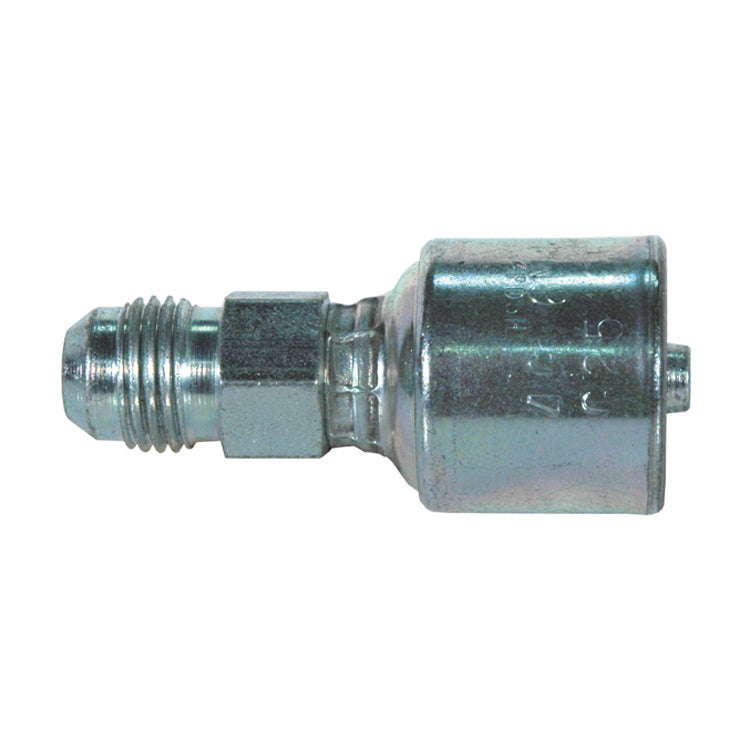 5/8 Inch x 5/8 Inch Male JIC 37 Degree Flare Tuffcoat Lead Free MegaCrimp Coupling
