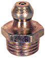 M10 x 1 Zinc Yellow Steel Straight Euro Hydraulic Grease Fitting