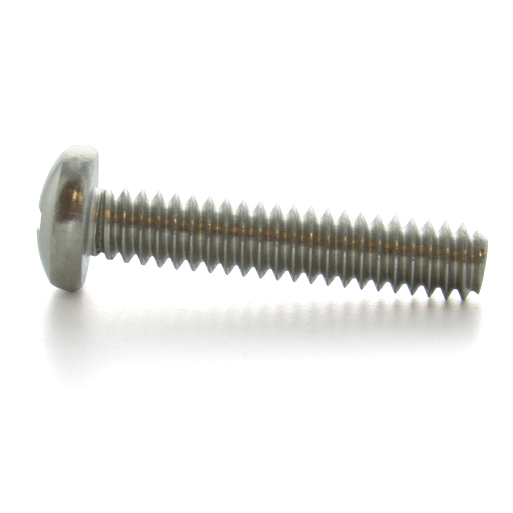 #10-24 x 3 Inch Coarse Plain 18-8 (A2) Stainless Steel #2 Phillips Drive Pan Head Machine Screw