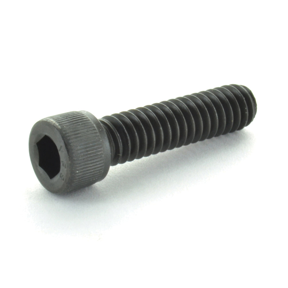 1/4-20 x 1 Inch Coarse Black Oxide Heat-Treated Alloy Steel Socket Cap Screw.