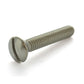 #10-32 x 5/8 Inch Fine 18-8 Stainless Steel Slotted Drive Oval Countersunk Head Machine Screw