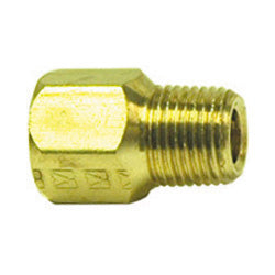 3/8 Inch x 1/4 Inch Lead Free Brass Pipe Adapter