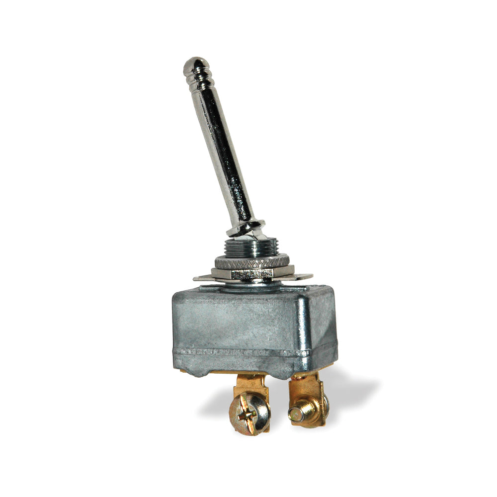 12 Volt Dc 25 Amp Single-Pole Single-Throw (SPST) On/Off 2-Screws Terminal Series 551800 Heavy Duty Toggle Switch w Mounting Bracket