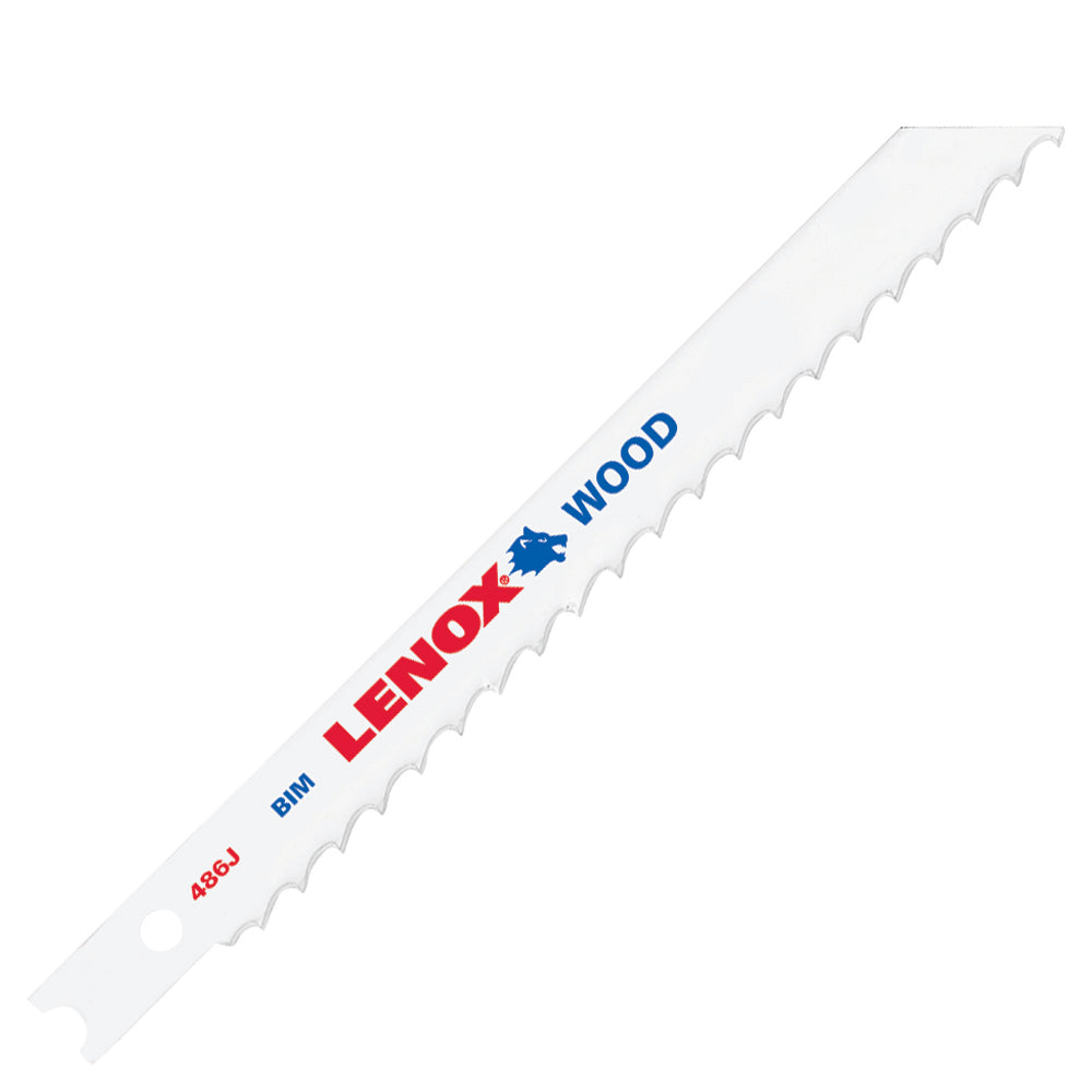 4 Inch x 3/8 Inch 6 Tpi Steel U-Shank Jig Saw Blade Lenox