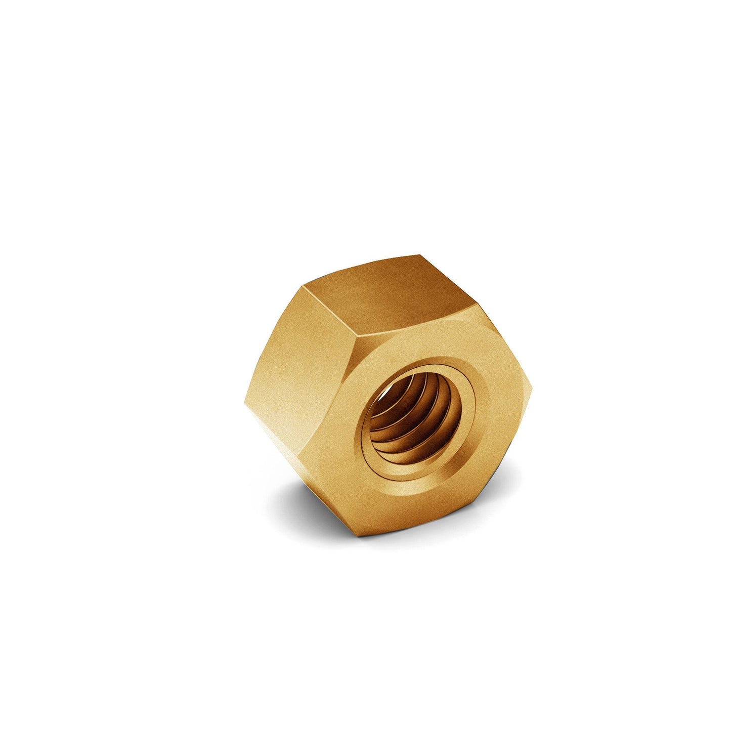 1-1/4-7 Hex Nut Grade 8 Zinc Yellow