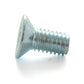 M6 x 1 x 12 mm Coarse Class 4.8 Zinc Plated Steel Phillips Drive Flat Countersunk Head Machine Screw
