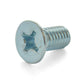 M6 x 1 x 40 mm Coarse Class 4.8 Zinc Plated Steel Phillips Drive Flat Countersunk Head Machine Screw