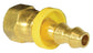 1/4 Inch X 1/4 Inch Barb Hose X Tube CA360 Brass Barb-Tite JIC 37 Degree / SAE 45 Degree Female Swivel