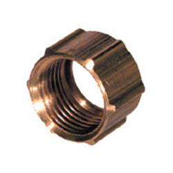 3/8 Inch Brass Poly-Fit Flareless Tube Nut