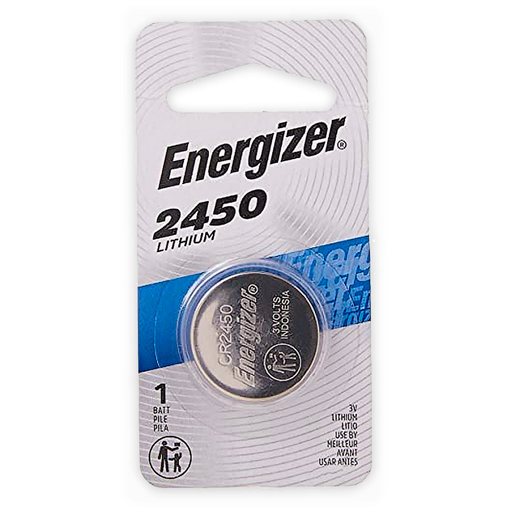 Energizer 3V Cr2450 Lithium Coin Cell Battery - Carded