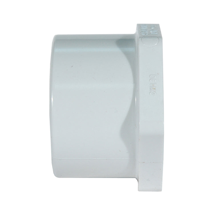 1/2 Inch Socket Sch 40 White Pvc Plug