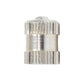 Dome Type Tire Valve Stem Cap Nickel Plated Brass