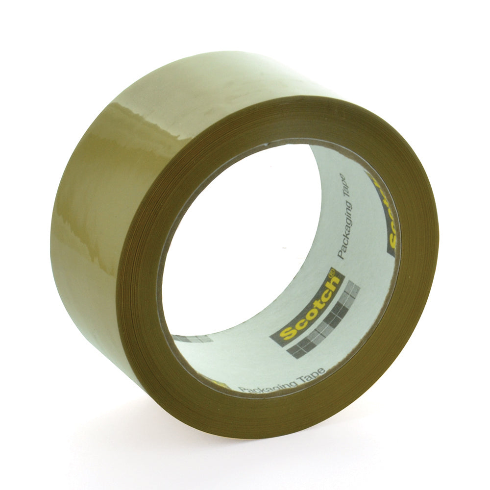 2" x 180' 3M Scotch Packaging Tape 3750 Tan