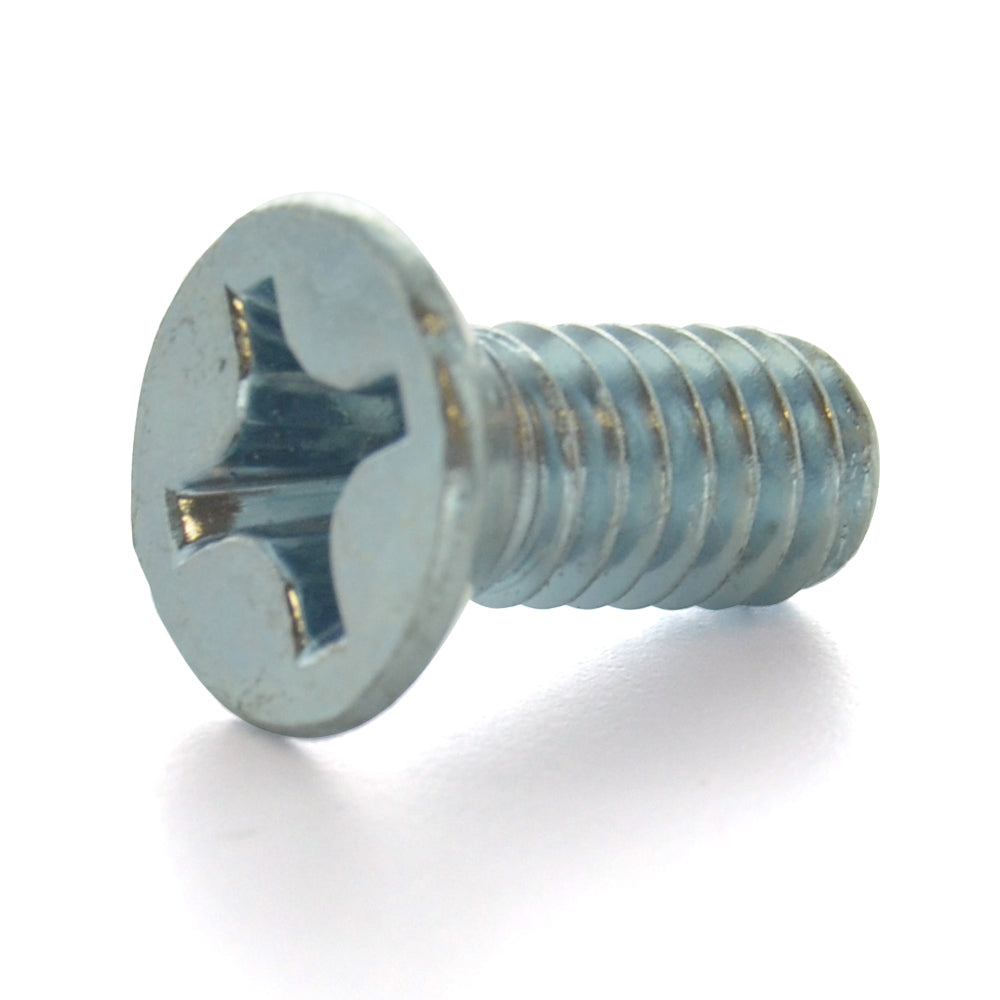 M6 x 1 x 25 mm Coarse Plain 18-8 (A2) Stainless Steel Phillips Drive Flat Countersunk Head Machine Screw