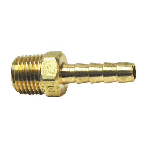1/4 Inch x 3/8 Inch Lead Free Brass Hose Barb