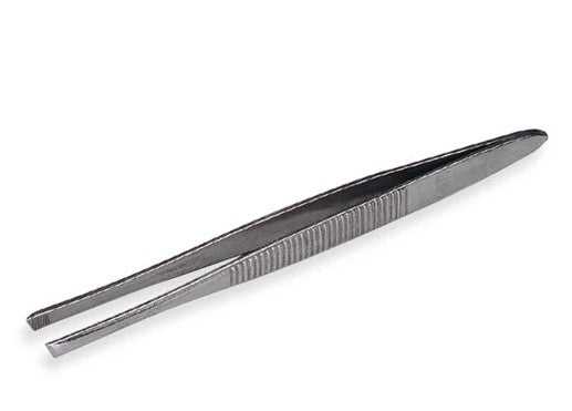STAINLESS STEEL TWEEZERS, 3"