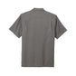 Women's Gray Button up Camp Shirt With Winzer Embroidered Logo