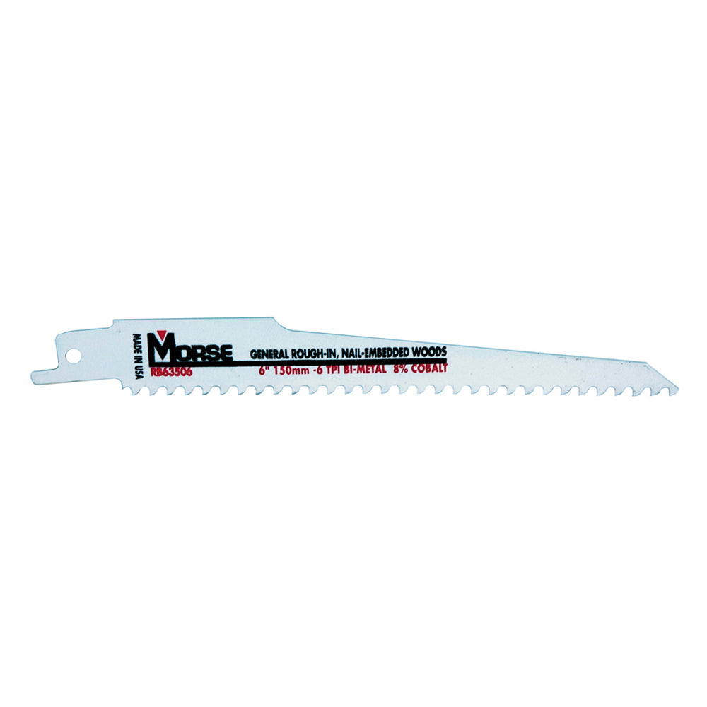 6 Inch X 3/4 Inch 6 TPI Bi-Metal Master Cobalt® Reciprocating Saw Blade