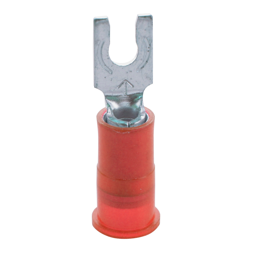 22-18 Gauge Snap Spade #10 Stud Ultra-Tuff Nylon Insulated Red