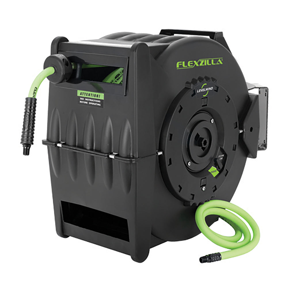 3/8 Inch Flexzilla Air Hose Reel - 75 Feet