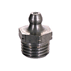 1/4-18 Passivated Stainless Steel Straight Standard Shank Vanguard Hydraulic Grease Fitting