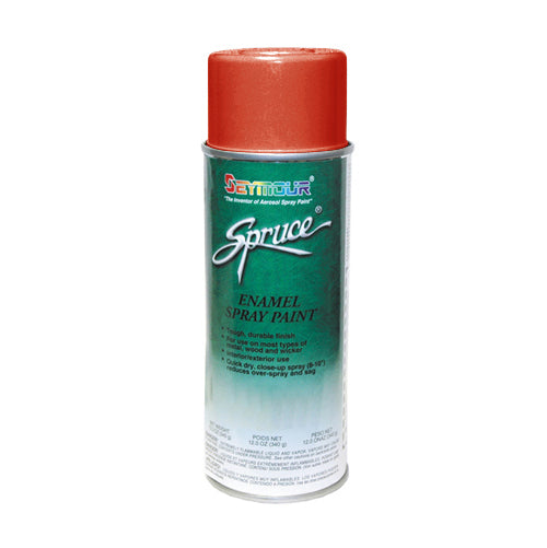 Seymour Spruce Flat Primer Aerosol Red Iron Oxide - 12 Oz Net Weight - Aerosol