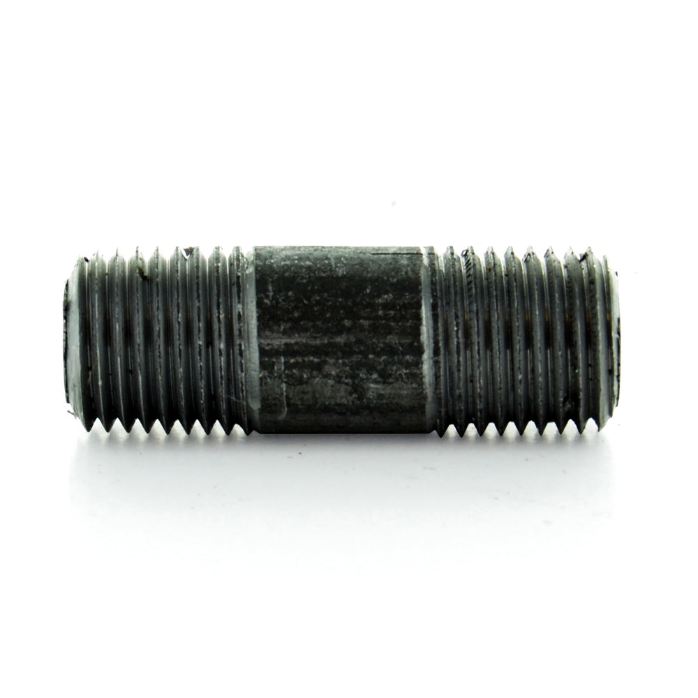 1/4"X Close Schedule 40 Male NPT Black Welded Carbon Steel Pipe Nipple USA